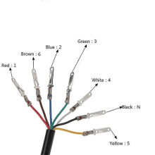 Indicatore di marcia digitale universale impermeabile a 6 velocità per motocross, display con leva del