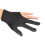 Gants de billard à trois doigts 0,4 oz taille unique noir 10