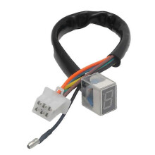 Ny universell display digital LED-växelindikator motorcykelsensor växelspak ~ 31339