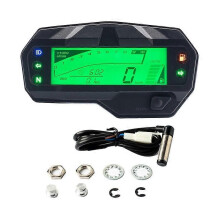 Universele motorfiets LCD digitale snelheidsmeter kilometerteller toerenteller 1000RPM meter voor Yamaha