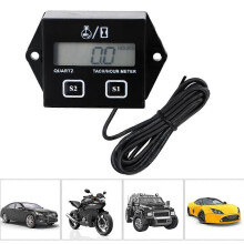 Voor motorvoertuig Digitale toerenteller Toerenteller Motorfiets Display LCD Inductiemeter Toerenteller