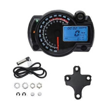 Contachilometri digitale universale KOSO LCD per moto RX2N, tachimetro, strumento di misurazione regolabile