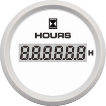 Ny 52mm 8 Färger Display LED Båt Timmätare 0-99999.9 Range Gauge Vattentät Bil Timmätare Tidsmätare