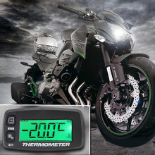 LCD-temperatuurmeter voor boten, motorfietsen, generatoren, tractoren en ATV's. Digitale thermometer