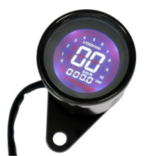Contachilometri digitale LCD universale da 12 V per moto, contagiri, misuratore di carburante, cruscotto,