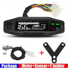 Νέο Universal Engine Tachometer Tachometer Tachometer Turns Digital Odometer Instrument Sensor Kit για