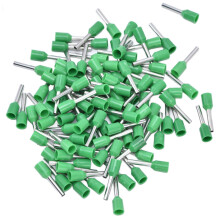 E1510 Verde 1000 Terminales Aislados 10 mm de largo 16AWG
