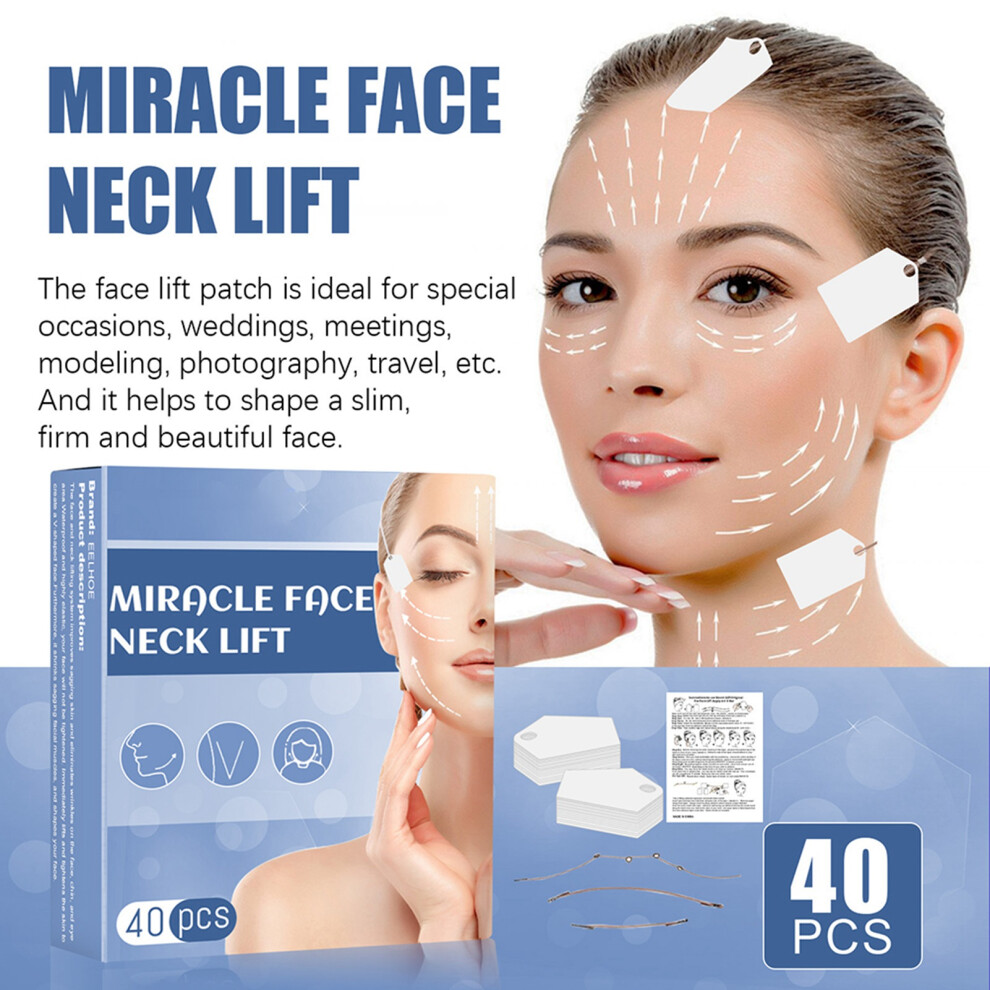 Face Lift Tape Stickers Invisible Face Slimming Stickers V Shape Makeup Face Lift Patch Tape
