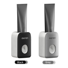 Distributeur automatique de dentifrice 7x6x12 cm gris ABS