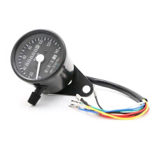 Contachilometri universale per motocicletta con retroilluminazione a LED, doppio contachilometri KM/H,