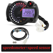 Tachimetro universale per moto, contachilometri digitale, cruscotto, allarme velocità, retroilluminazione