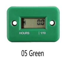 Induktiv digital timmätare Vattentät motortimmätare LCD-display för cykel motorcykel ATV båt ~ 31149
