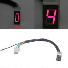 Display di marcia Display esterno LED per moto 6 velocità Leva cambio per moto Sensore universale per