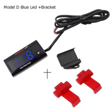 Koso Μοτοσικλέτα Βολτόμετρο Βολτόμετρο Universal Mini LED Ψηφιακό
