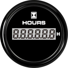 52 mm digital timmätare för bil, marin, båtmotor, vattentät, 2 tum, Hitchener, 8 färger, LED-bakgrundsbelysning