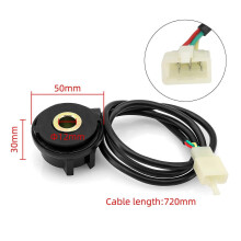 Νέο όργανο μοτοσικλέτας RPM Αξεσουάρ μοτοσικλέτας LCD Ψηφι