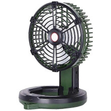 Ventilateur de camping portable rechargeable avec lampe, ventilateur de bureau pliable, ventilateur