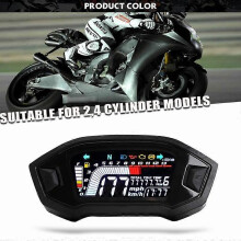 Tachimetro regolabile con display digitale, termometro, strumento universale per motociclette~30557