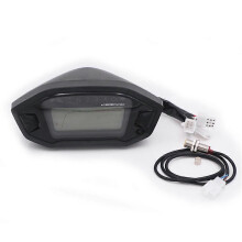Tacómetro universal para motocicleta ATV, velocímetro digital LCD, odómetro, medidor de KMH, odómetro