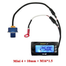 Μοτοσικλέτα MINI 4 Διπλός Δείκτης Θερμοκρασίας Λαδιού Δε
