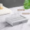 Porta-sapone da muro 13x9x3 cm Grigio ABS 4
