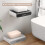 Porta-sapone da muro 13x9x3 cm Grigio ABS 10