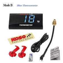 KOSO Digitale Motorfiets Thermometer Race Scooter Rode LED Watertemperatuur Voor Yamaha Yamaha R1 R6
