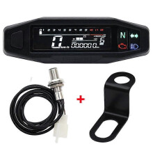 Nuevo mini tacómetro universal de RPM, velocímetro, tacómetro digital de velocidad, odómetro, instrumento