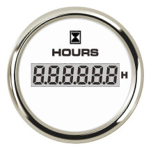 HD 52mm LCD Digital Timmätare För Marin Båtmotor Vattentät Bil Motorcykel Timmätare 0-99999.9 Område