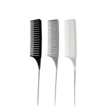 3-delige kam met fijne tanden, metalen pin, antistatisch haar, rattenstaartkam, haarrandstyling, kappersschoonheid