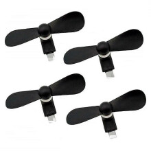 Lot de 10 mini ventilateurs USB pour téléphones portables, ventilateurs de poche portables, ventilateurs