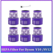 HEPA-filter Tvättbart filter för Dysons V10/SV12 sladdlösa dammsugare Tillbehör