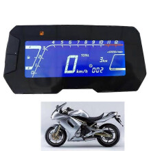 Odómetro digital LCD para motocicleta, 12000 RPM, 6 velocidades, nuevo, velocímetro eléctrico ajustable
