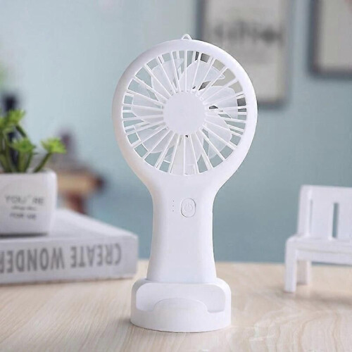 Mini ventilatore portatile con ricarica USB, piccolo ventilatore tascabile con base