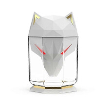 Wolfvormige luchtbevochtiger voor in de slaapkamer, koude mist, luchtbevochtigers, 650 ml ultrasone