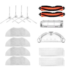 För Xiaomi Mijia G1 MJSTG1 Robotdammsugare Huvudborste Sidoborste HEPA-filter Moppstativ Vattentank