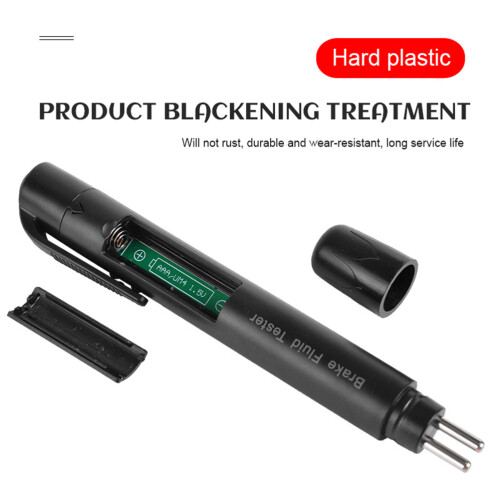 Tester per liquido dei freni 15*2.5cm Nero, 5-LED DOT3/DOT4