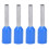 1000 piezas E7510 Ferrule azul 20AWG 16.3mm Kit 15