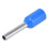 1000 piezas E7510 Ferrule azul 20AWG 16.3mm Kit 6