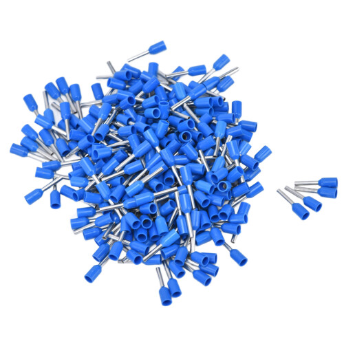 1000 piezas E7510 Ferrule azul 20AWG 16.3mm Kit 1