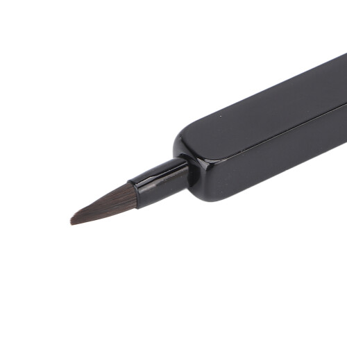 Pennello retrattile portatile per labbra - alluminio nero 2