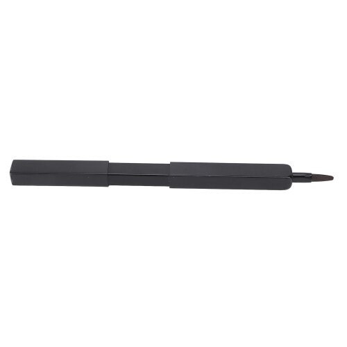 Pennello retrattile portatile per labbra - alluminio nero