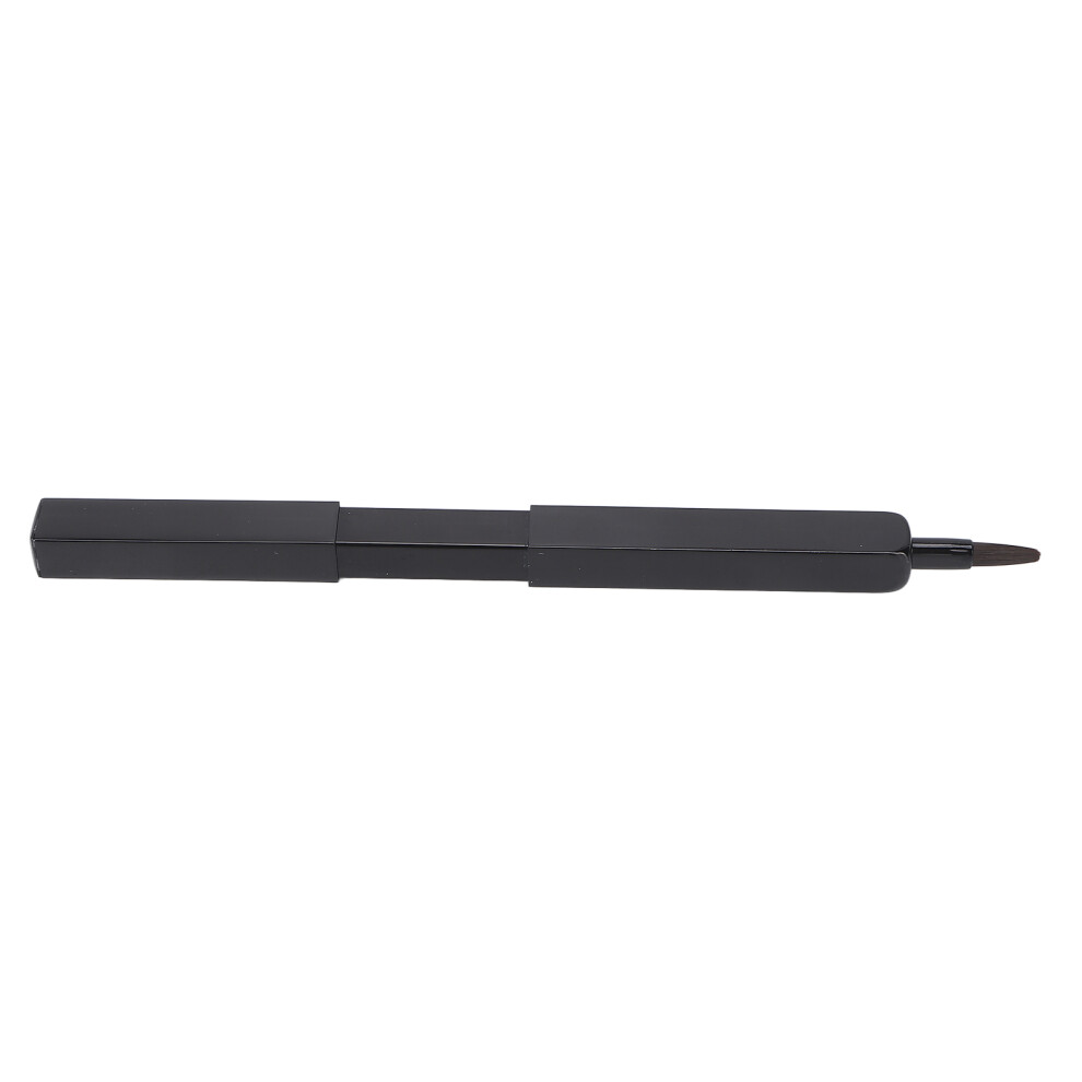 Portable Retractable Lip Makeup Brush Lipstick Lip Gloss Brush Applicator Makeup ToolBlack