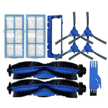Ersättningsrulleborste Sidoborstar HEPA-filter för Coredy R3500S R550 R650 R700 robotdammsugare