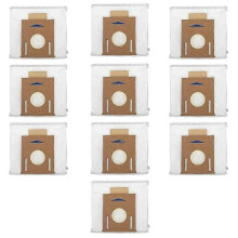 10-pack ersättningspåsar för T8, passar Yeedi Vac Station, kompatibla med Ecovacs DEEBOT OZMO T8 AIVI
