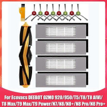 Reservdelar till Ecovacs Deebot OZMO T9 T8 T8 Max T8 AIVI T5 och N8 N5-serien robotdammsugare