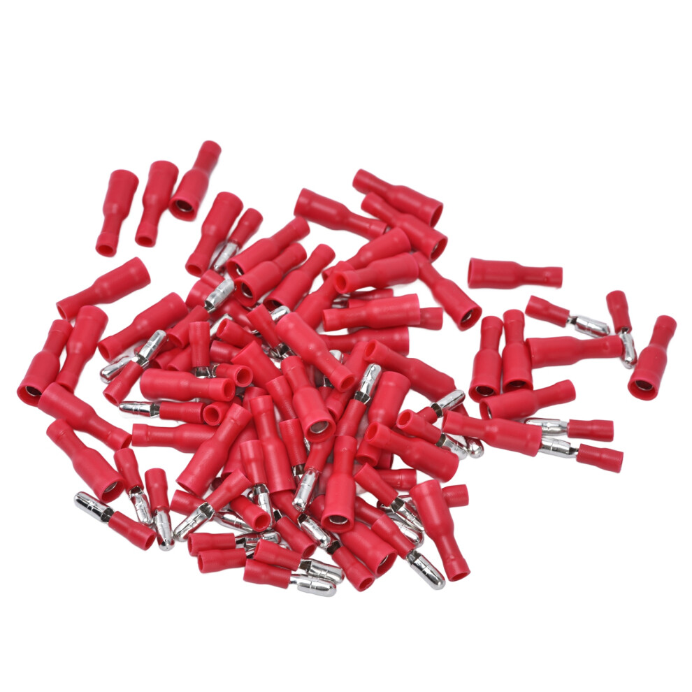 50 Pairs Insulated Wire Terminals Male Female Quick Crimp Butt Connectors For 22Â16 Awg 9451321800793