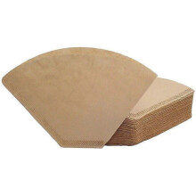 AD-4 Cone Koffiefilter, Ongebleekt Natuurlijk Papier, Geen Uitblazen, Wegwerpbaar voor Overgieten en
