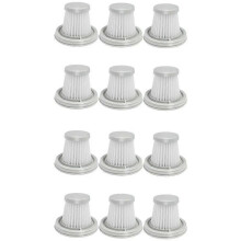 12 st HEPA-filter för XIAOMI MIJIA Handy Dammsugare Hem Bil Mini Trådlös Tvättbar Filter Reservfilter