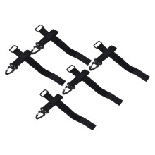 Ensemble de 5 pièces – clip porte-gants en nylon, 230 x 200 mm, noir